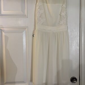 Doe & Rae Off-white Halter Sundress for‎ Weddings size Large